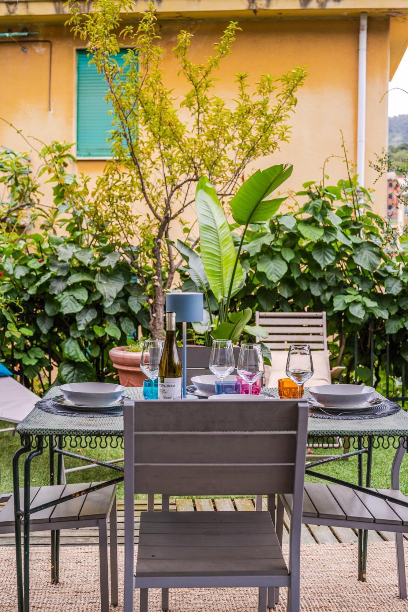 Terrazza Portofino Splendido Appartamento Con Piscina Idromassaggio - Parcheggio Gratis 산타마르게리타리구레 외부 사진