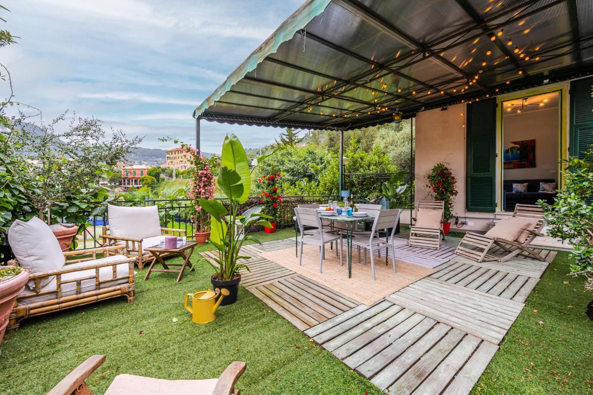 Terrazza Portofino Splendido Appartamento Con Piscina Idromassaggio - Parcheggio Gratis 산타마르게리타리구레 외부 사진
